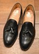 画像1: CROCKETT&JONES CAVENDISH2 クロケットアンドジョーンズ タッセルローファー イングランド製 箱/シューバック付き(BLACK/UK 8 1/2-E)中古 (1)