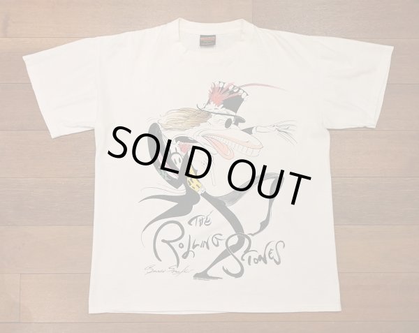 画像1: (クリックポスト185円も可)90's The Rolling Stones "Gerald Scarfe Voodoo Lounge"ツアーTシャツ アメリカ製 (L)ローリングストーンズ ビンテージ バンドT (1)