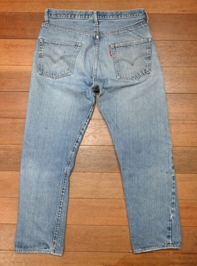 画像2: 70s VTG/USED Levi’s リーバイス501 66前期  73年製(実寸:W34 L29) リペア ビンテージデニム 中古