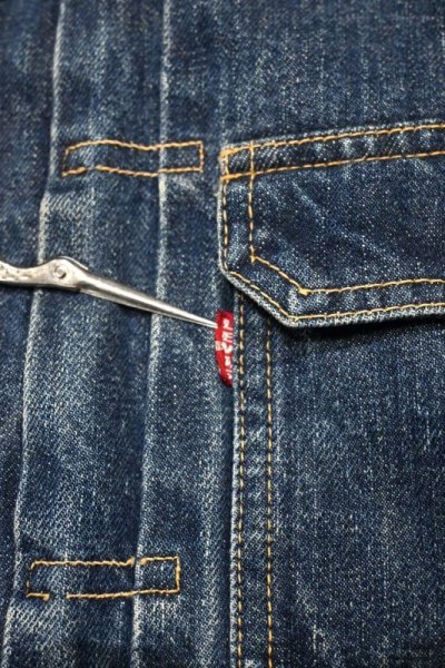 画像2: 50s LEVI'S リーバイス 507XX デニムジャケット 2nd セカンド(サイズ表記なし 実寸 34位 ) 美品 ビンテージデニム 中古