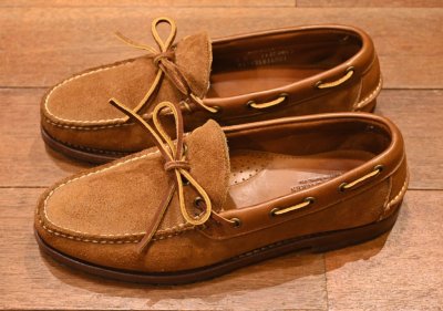 画像2: Polo Ralphlauren ポロラルフローレン スウェード モカシン アメリカ製【BROWN/8-D】箱あり 美中古