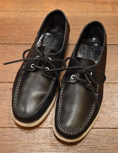 画像1: PARABOOT DOMINGUE パラブーツ ドミング 箱あり デッキシューズ 別注モデル(NAVY/8)中古 (1)