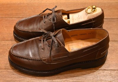 画像2: Jalan Sriwijaya ジャランスリワヤ ダービー モカシン デッキシューズ シューツリーつき(Brown/41)