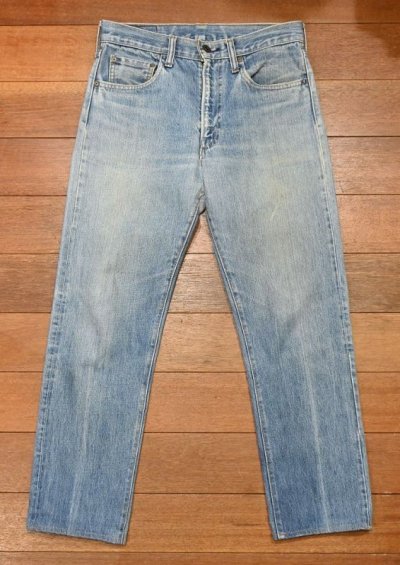 画像1: 70s Levi’s リーバイス505 66シングル 66前期  (表記W30 L34 実寸W30.5 L28) ビンテージデニム 中古