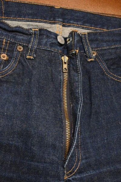 画像2: 60s Levi’s リーバイス502 BIG"E" ビッグE ジッパー (表記W30 L36 実寸W29 L25.5) ビンテージデニム 中古