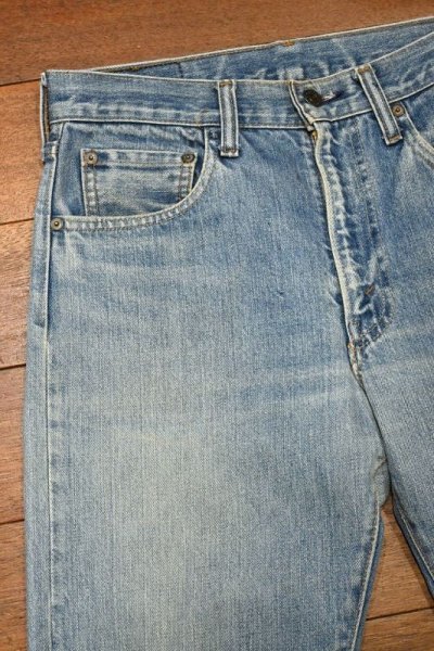 画像2: 70s Levi’s リーバイス505 66シングル 66前期  (表記W30 L34 実寸W30.5 L28) ビンテージデニム 中古