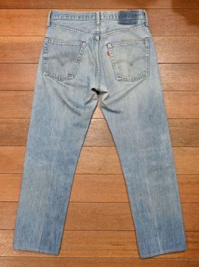 画像3: 70s Levi’s リーバイス505 66シングル 66前期  (表記W30 L34 実寸W30.5 L28) ビンテージデニム 中古