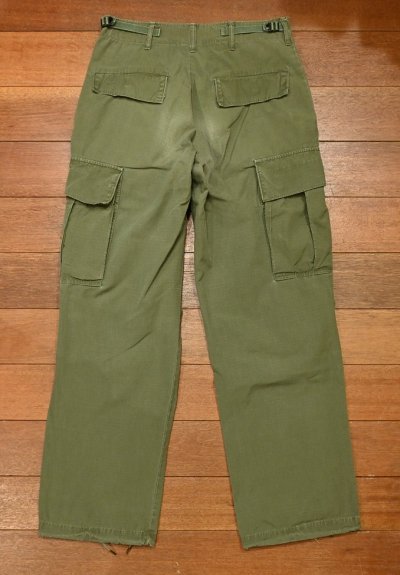 画像2: ’68 VTG/USED US ARMY JUNGLE FATIGUE PANTS ファティーグパンツ カーゴパンツ(SMALL-REGULAR) リップストップ