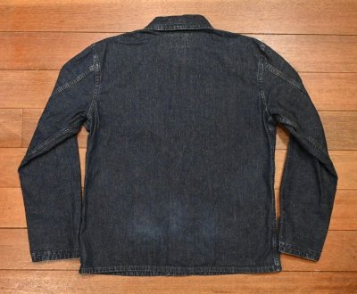 画像3: RRL RALPHLAUREN INDIGO DENIM WORK JACKET ダブルアールエル ラルフローレン インディゴデニム ワークジャケット(M)中古 