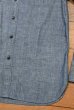 画像3: 【クリックポスト185円も可】RRL INDIGO CHAMBRAY WORK SHIRTS ダブルアールエル インディゴ シャンブレー ワークシャツ(S)美中古  (3)