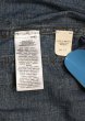 画像13: RRL INDIGO DENIM WORK JACKET ダブルアールエル インディゴ コットン+リネン デニム ワークジャケット(S)ダメージ+リペア 美中古  (13)