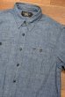 画像2: 【クリックポスト185円も可】RRL INDIGO CHAMBRAY WORK SHIRTS ダブルアールエル インディゴ シャンブレー ワークシャツ(S)美中古  (2)