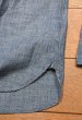 画像4: 【クリックポスト185円も可】RRL INDIGO CHAMBRAY WORK SHIRTS ダブルアールエル インディゴ シャンブレー ワークシャツ(S)美中古  (4)