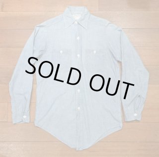 クリックポスト185円も可】50s BRENT オープンカラーシャツ (XL