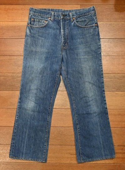 画像1: 70s Levi's 517 66前期 リーバイス ブーツカット(表記W34L30 実寸W33.5L26.5)ビンテージデニム 