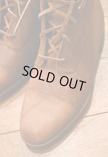 画像2: 80-90s DEADSTOCK POLO COUNTRY ポロカントリー ヌバック ブーツ Made in USA(Brown/9-D)デッドストック アメリカ製 (2)