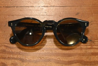 画像1: 試着程度 美品 OLIVER PEOPLES サングラス (Green 49□23)イタリア製 中古