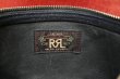 画像5: RRL インディゴ ラフアウト スウェード レザー ポーチ 本藍染め 中古  (5)