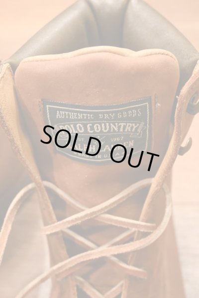 画像9: 80-90s DEADSTOCK POLO COUNTRY ポロカントリー ヌバック ブーツ Made in USA(Brown/9-D)デッドストック アメリカ製 (9)