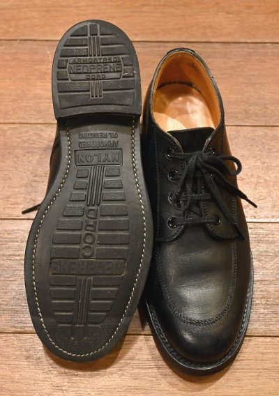 画像3: MAKERS FISH BONE SHOES GUIDI HORSE BUTT(BLACK/7)ホースバットレザー 馬革 日本製 箱あり