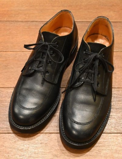 画像1: MAKERS FISH BONE SHOES GUIDI HORSE BUTT(BLACK/7)ホースバットレザー 馬革 日本製 箱あり