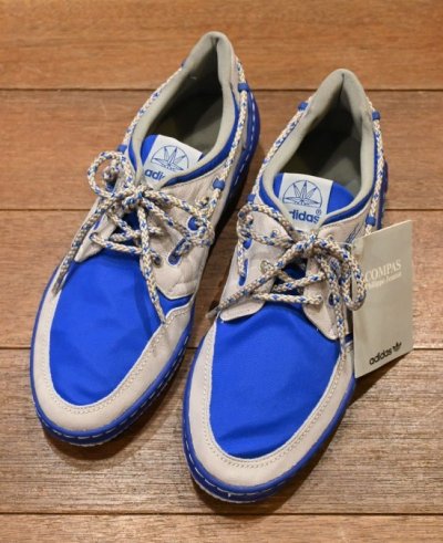 画像1: 80s DEADSTOCK ADIDAS COMPAS AZUR フランス製(BLUE/8) デッドストック アディダス