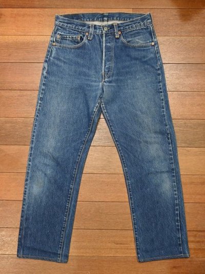 画像1: 80s Levi's 501 RED LINE リーバイス 赤耳(表記W32L36 実寸W31L29)ビンテージデニム 