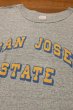 画像2: 【クリックポスト185円も可】80s Champion "SAN JOSE STATE" "88/12 Tシャツ アメリカ製(GRAY/M)ビンテージ 中古 (2)