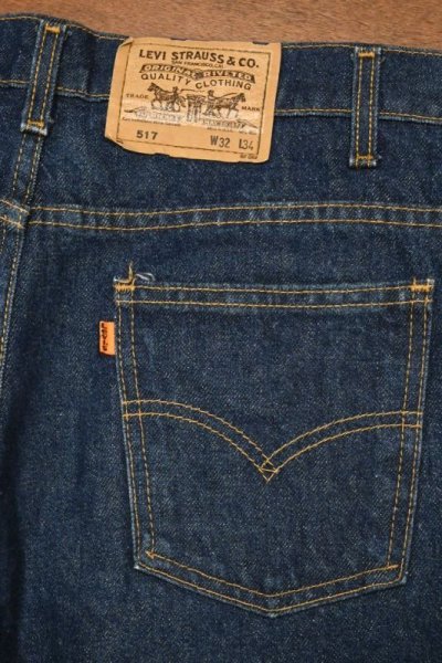 画像3: 00s Levi’s リーバイス 517 ブーツカット アメリカ製(サイズ表記W32L34実寸W32L28.5)ビンテージ 中古