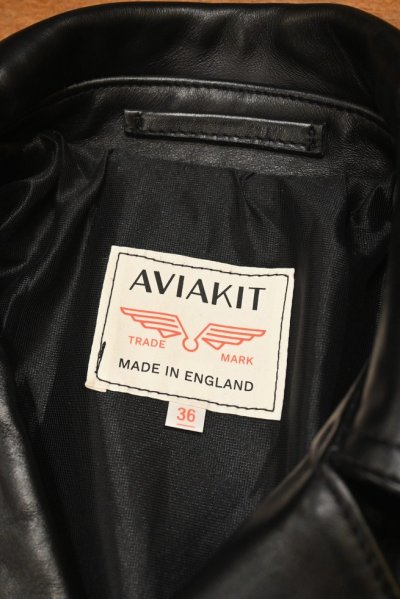 画像2: Lewis Leathers 402T カウハイド ライダースジャケット (BLACK/36)ルイスレザーズ 美中古