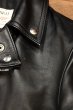 画像9: Lewis Leathers 402T カウハイド ライダースジャケット (BLACK/36)ルイスレザーズ 美中古 (9)