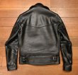 画像13: Lewis Leathers 402T カウハイド ライダースジャケット (BLACK/36)ルイスレザーズ 美中古 (13)