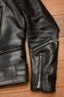 画像3: Lewis Leathers 402T カウハイド ライダースジャケット (BLACK/36)ルイスレザーズ 美中古 (3)