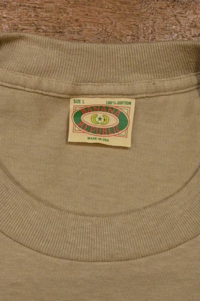 画像3: 【クリックポスト185円も可】80s DEADSTOCK BANANA REPUBLIC Tシャツ アメリカ製(Beige/L)オールドバナリパ デッドストック