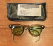 画像1: 80s US MILITARY G.I. Safety Glasses "Gray Smoke"+"Green Glass" (48□20)ビンテージサングラス ケースつき (1)