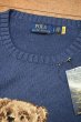 画像4: タグ付き未着用品 POLO RALPHLAUREN ポロラルフローレン ポロベアー コットンニット(BLUE/L)テディベア (4)