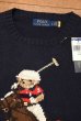 画像3: タグ付き未着用品 POLO RALPHLAUREN ポロラルフローレン ポロベアー コットンニット(NAVY/L)テディベア (3)