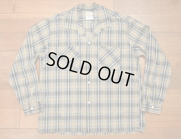 クリックポスト185円も可】50s BRENT オープンカラーシャツ (XL