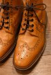 画像2: Loake1880 Burford 2 ウィングチップ ブーツ 箱,シューバック付き (Tan/UK 7 1/2F) 美中古 (2)