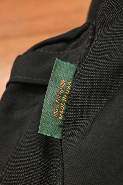 画像3: 90s Hervé Chapelier エルベシャプリエ アメリカ製 レザーボトム 革底 (Black×Black) 中古 黒×黒