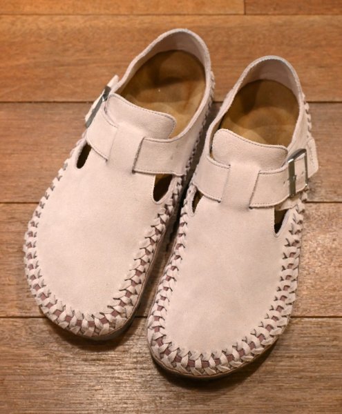 画像1: Kith×BIRKENSTOCK LONDON BRAIDED ビルケンシュトック 箱つき(LILAC ASH/42)日本未発売サイズ 中古 (1)