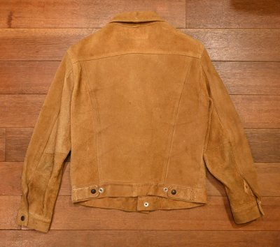 画像3: 60s Levi's BIG-E SUEDE JACKET ビッグE スエードジャケット 3RD-TYPE(38?)中古