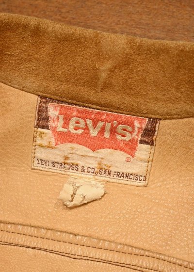 画像2: 60s Levi's BIG-E SUEDE JACKET ビッグE スエードジャケット 3RD-TYPE(38?)中古