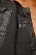 画像5: 60s FRENCH VINTAGE LEATHER JACKET レザージャケット コルビジェジャケット(Black)XL相当 ビンテージ  (5)