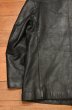 画像9: 60s FRENCH VINTAGE LEATHER JACKET レザージャケット コルビジェジャケット(Black)XL相当 ビンテージ  (9)