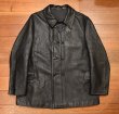 画像1: 60s FRENCH VINTAGE LEATHER JACKET レザージャケット コルビジェジャケット(Black)XL相当 ビンテージ  (1)