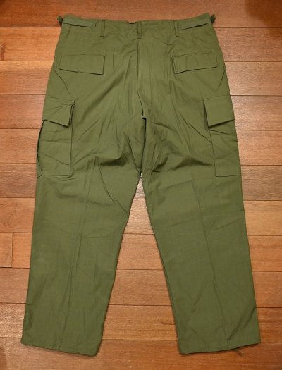 画像2: 60s DEADSTOCK U.S ARMY コットンポプリン ジャングルファティーグパンツ TYPE-3RD (LARGE-SHORT) デッドストック ビンテージ