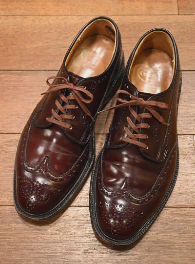 画像1: CHURCH'S Grafton チャーチ バインダーカーフ ウィングチップ(BROWN/UK 8.5)中古