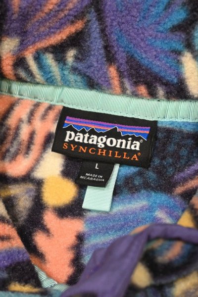 画像2: 試着程度 Patagonia パタゴニア 50周年限定アイテム  シンチラスナップT(L) 美中古