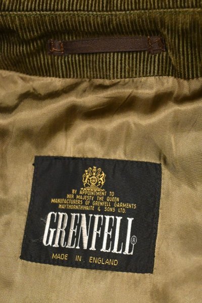 画像2: 90s Vintage GRENFELL Derby Tweed Country Jacket グレンフェル ツイード カントリーコート(Green/38)ビンテージ 中古 イングランド製